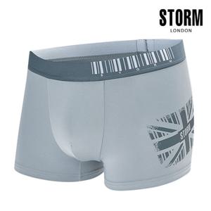 스톰런던 남성 폴리 스판 사이드 무봉제 유니언잭 쿨 드로즈_GY