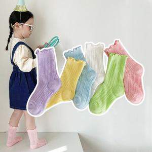 [꼼지]NB018 메쉬 리타(3족)니삭스 양말세트 아동 유아 여아 망사