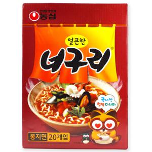 코스트코 농심 얼큰한 너구리 봉지 라면 2.4kg (120g x 20개)