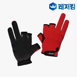 통풍원활 기능성 3컷 낚시장갑 민물바다루어낚시용품