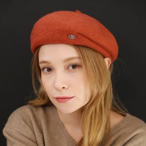 릴리아 트위드 베레모 겨울 화가 어려보이는 빵모자 여성 모자