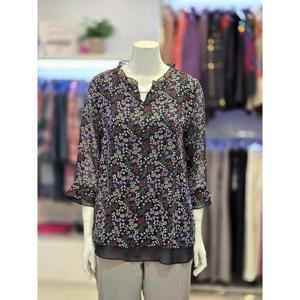 세리아 세이브존07 여성 플라워 쉬폰 블라우스 242469