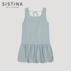 [SISTINA](77size) 볼륨 슬리브리스 미니 원피스_AWWOPO21220_MI