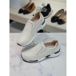 한슈 세이브존06 리얼가죽 사이드 밴딩 키높이 슬립온 4cm HS871080vk