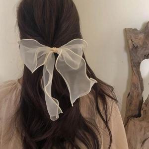 [리더스]   리본 헤어 공주풍 포인트 예쁜 머리끈