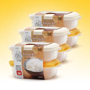 락앤락 간편 햇쌀밥용기 400ml 2p x 3개