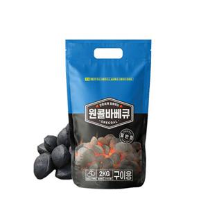 [꾸버스] 원콜오리지널 2kg - 캠핑바베큐숯