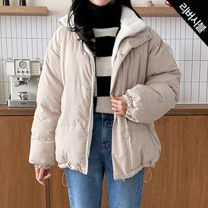 [올리비에스클로젯] 리버시블 양털안감 패딩점퍼_O2111PD607D