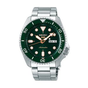 세이코 남성 남자 그린 실버 오토매틱 메탈시계 SRPD63K1