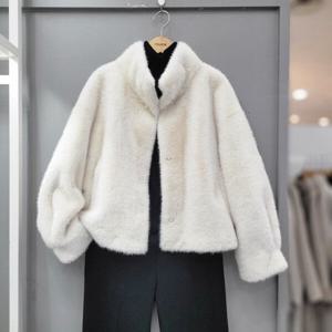 [무자크]심플 퍼 무스탕 숏코트 MO9WLT03