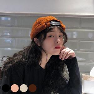 포근한 뽀글이 소재 데일리 남여공용 패션 와치캡