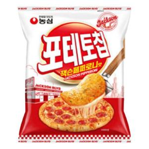 [농심] 농심 포테토칩 잭슨 페퍼로니맛 50g 16개입