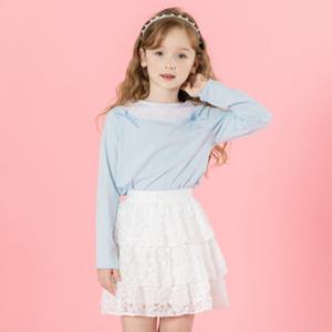 [아이러브제이] 팬시 리본 레이어드 슬림티 JXSTO25