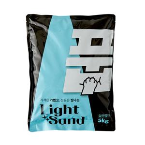 풉 라이트샌드 5kg 얇은입자 벤토나이트 고양이모래