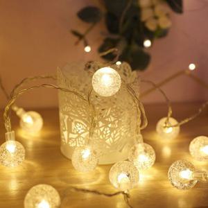 LED 버블 앵두 전구 80구 10m (건전지타입)