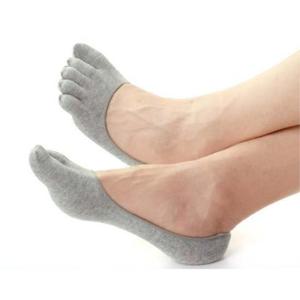 남성 발가락양말 스니커즈 양말 그레이 땀흡수양말