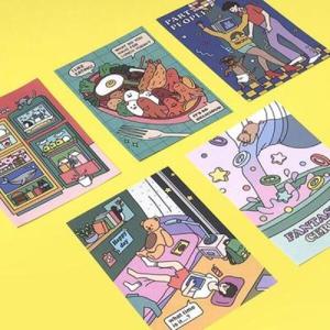 아트박스/아르디움 컬러포인트 미니 편지지세트