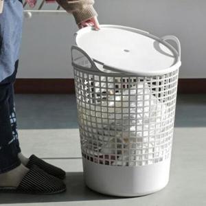 아트박스/와인앤쿡 미니멀 다용도 손잡이 뚜껑 바구니 1개