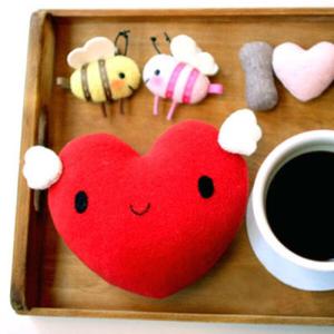 아트박스/꼬매기 윙하트 마우스쿠션 만들기 패키지 (레드)