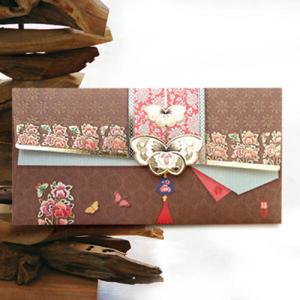 아트박스/프롬앤투 노랑나비자수 용돈봉투 FB105-6