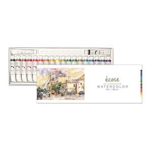 아트박스/아트피스 알파 수채화 물감 에꼴 12ml 20색