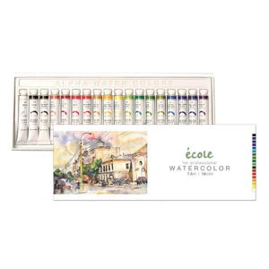 아트박스/아트피스 알파 수채화 물감 에꼴 7.5ml 18색