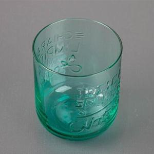 아트박스/와인앤쿡 미니멀 레터링 아쿠아그린 유리머그 1개