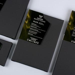 아트박스/아트피스 마스터 검정 캔버스 6F