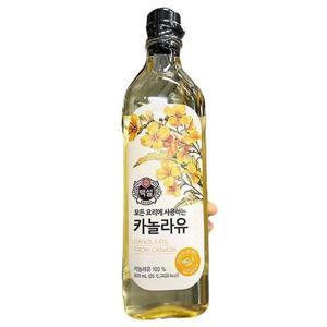 CJ 백설 카놀라유 900ml a40015