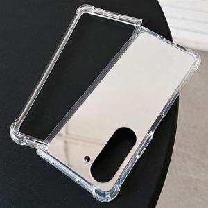 갤럭시Z폴드7 제트지 컬러 범퍼 젤리 거울 미러 핸드폰 케이스