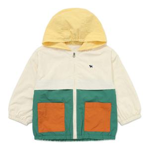 [블루독베이비8] 컬러블럭 윈드브레이커 (45A1411001) (BLUEDOG BABY 유아 출산 백일 선물 도트 강아지 내