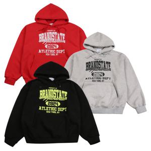 [모로엠]남성 데일리 레터링 기모 후드티 RM-TSK-Q051