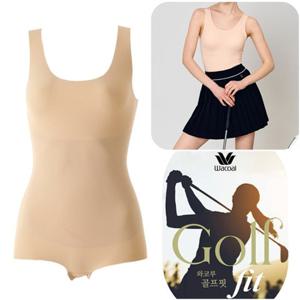 [와코루]보정런닝 인견 프리컷 퓨징 테디 스타일의 골프 이너웨어 WLGT001R