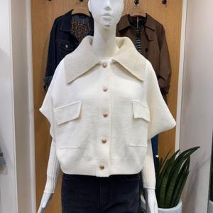 클리지 DP01 니트 카라 망또 가디건 CP8WKC28