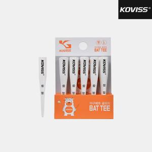 코비스 BT-101 야구배트 골프티[화이트][83mm/10개입]
