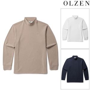 [올젠] 남성 비큐나 양기모 반폴라 티셔츠(ZBF4TU1206)