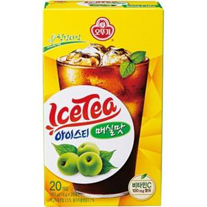 힐링타임 아이스티 매실 14gX20T 오뚜기 차류