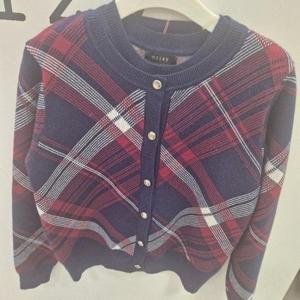 클리지 HC45 클리지  체크 나시 가디건 CP8WSU0262F