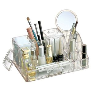 깔끔 심플한 화장품 정리함 중