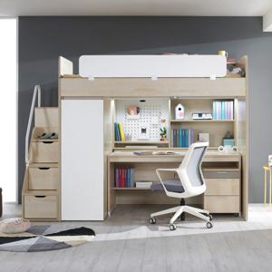 [꿈꾸는요셉]이큐 옷장형 수납계단 벙커침대 EQBN113