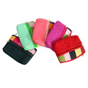 [박씨상방] (5종) 색동 지퍼 티슈지갑 세트