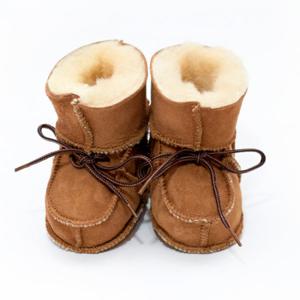 리본 끈 양털양가죽부츠 보행기화 (0-18개월) 902385