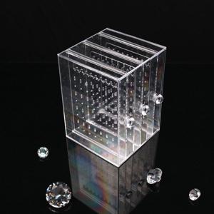 고급투명 3단 귀걸이 악세사리 보석함 보관함 정리함 수납함