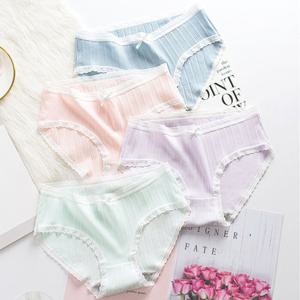 여성 통기성 밴드 팬티 순면 편안한 면팬티 속옷