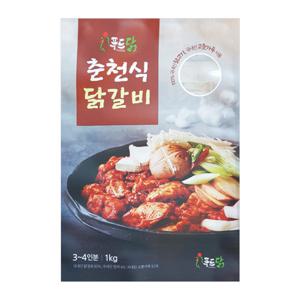 [춘천닭갈비] 볶음용 양념 닭갈비 1kg x 1 (춘천직송)