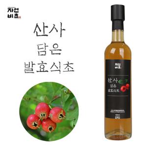 자연비초 산사 담은 발효식초 500ml 전통발효