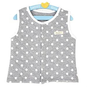 [삐까부]유아 아동 아기 가을 겨울 수면조끼 누빔하프 또또 땡땡이조끼