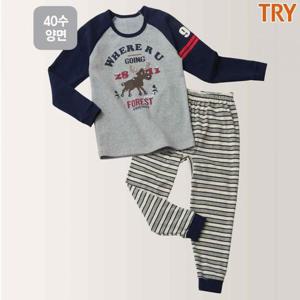 [트라이] 키즈키오 남상하 D51 남아 아동 주니어 내복