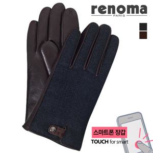 스마트터치 포인트 크로크다일 남성 가죽장갑 RH-11703