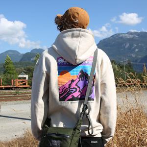 플루크 레인보우 선셋 후드티셔츠 FHT2008